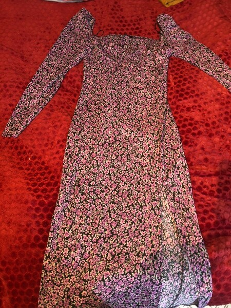 Robe fleurie Bershka