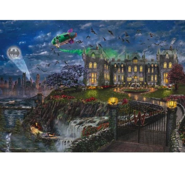 Puzzle  Thomas Kinkade : Le Manoir Wayne