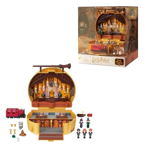 Polly Pocket Harry Potter Coffret Collector avec 5 poupées et 6 Accessoires, HRD56