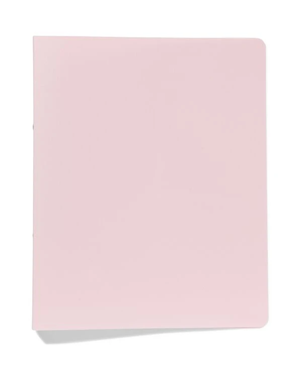 classeur 2 anneaux rose