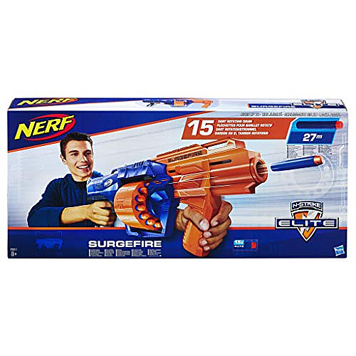 Nerf - Nerf Elite Surgefire et Flechettes Nerf Elite Officielles