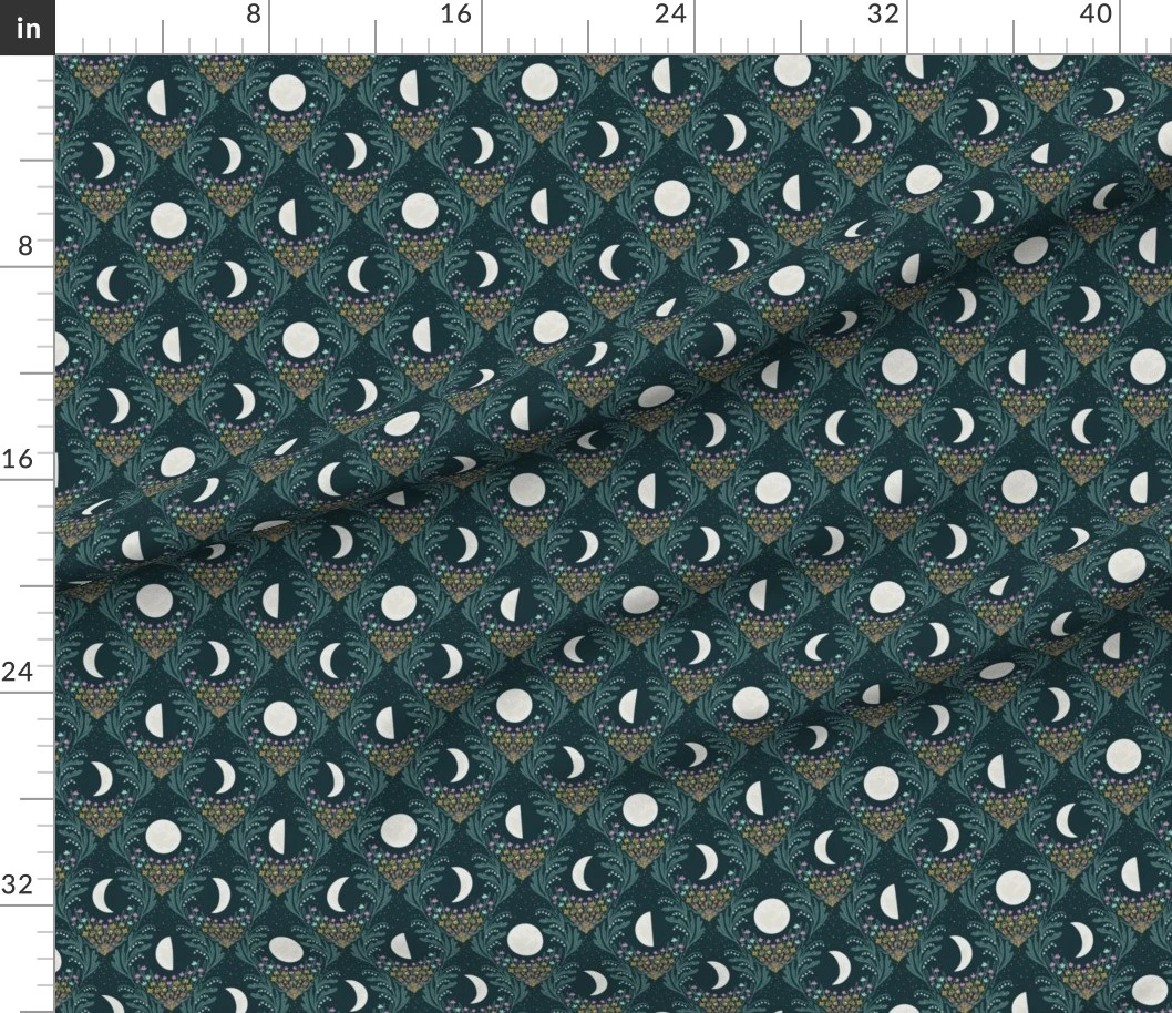 Fabric in MoonlitGarden Large