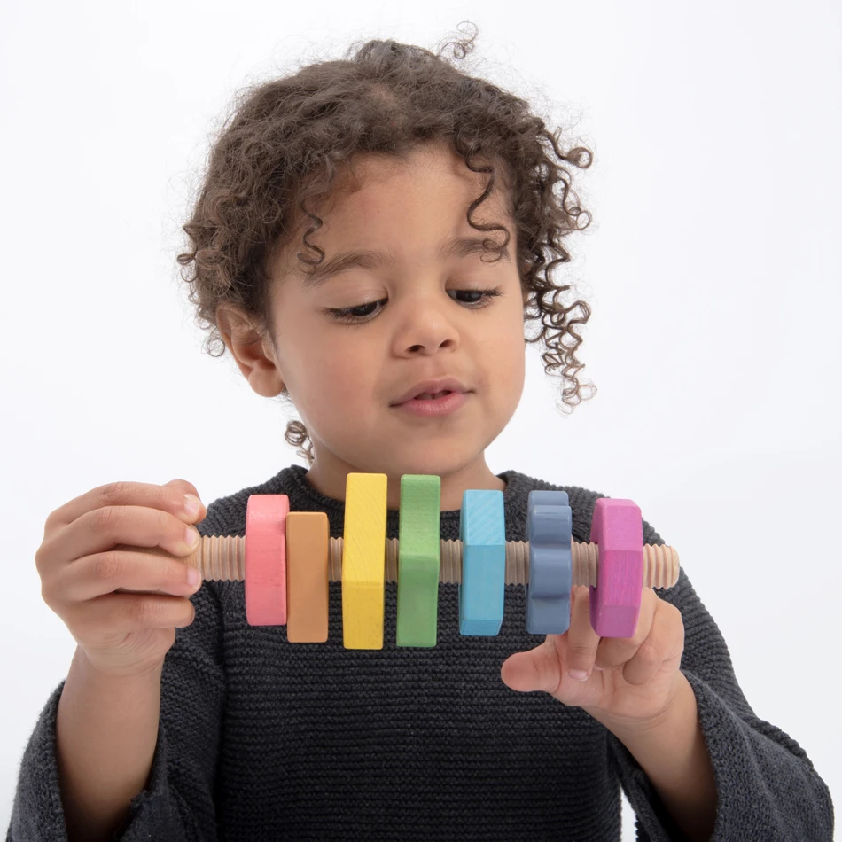 Bâton à visser et ses 7 écrous TICKIT - Maman Natur'elle