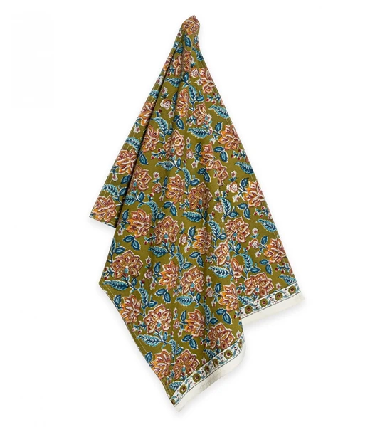 Torchon de cuisine, accessoire de cuisine en coton fleuri Rang