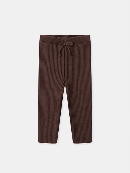 Legging marron foncé Bébé Fille