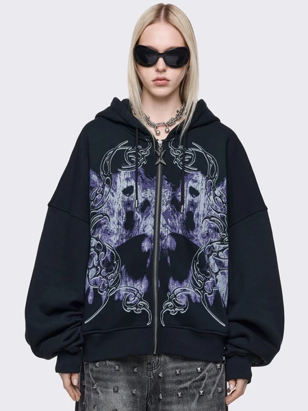 Murmur Zip Up Hoodie