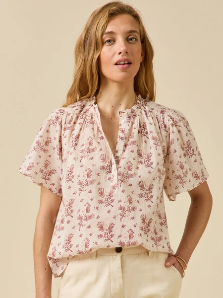 Blouse femme imprimé Thelma coton biologique