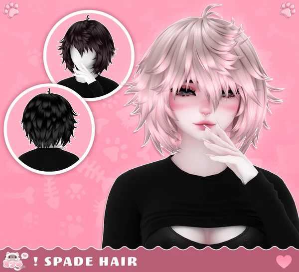Spade Hair・Commercial License