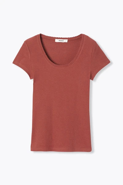 T-shirt col hublot Femme