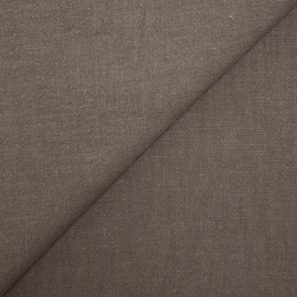 100% Lin lavé taupe