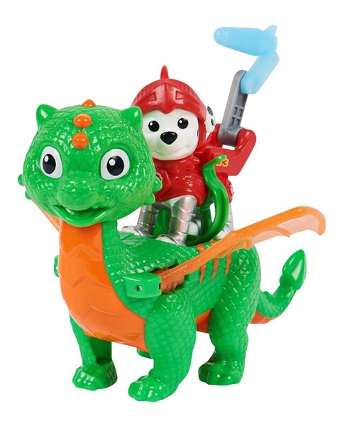 Pat' Patrouille Rescue Knights Hero Pups Marcus et Jade, le dragon