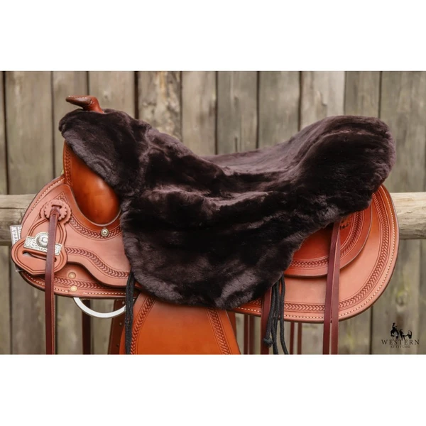 DESSUS DE SELLE WESTERN MOUTON