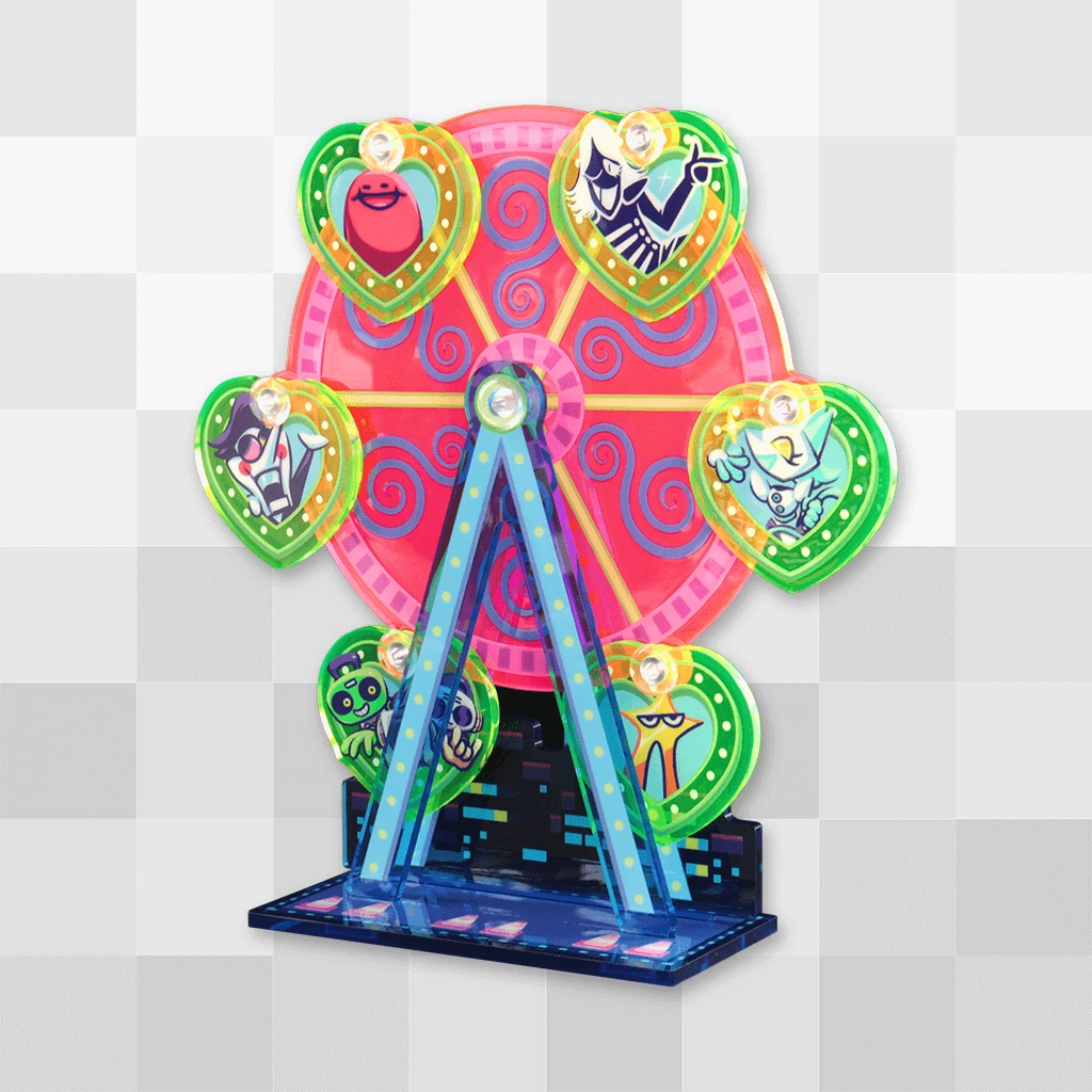 DELTARUNE - Cyber City Ferris Wheel Acrylic Standee