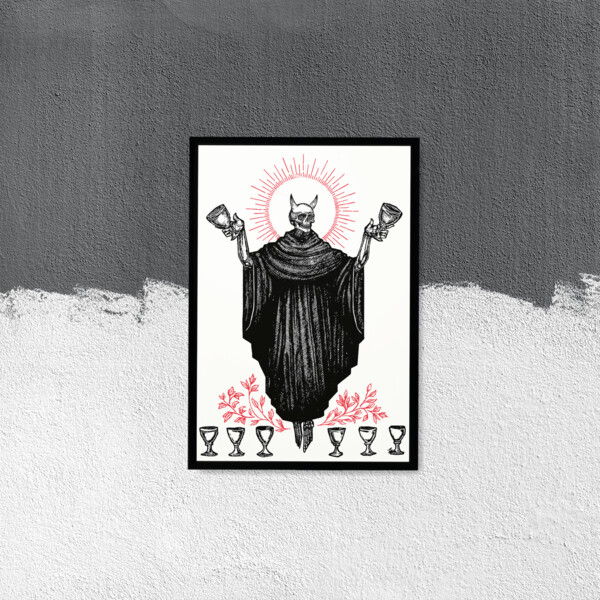 "Eight of Cups" 13"x19" Art Print