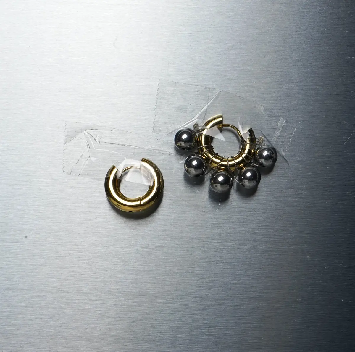 EARRING_LA JIL_GOLDEN/SILVERED — KITESY MARTIN