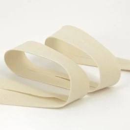 Biais coton bio 20mm écru