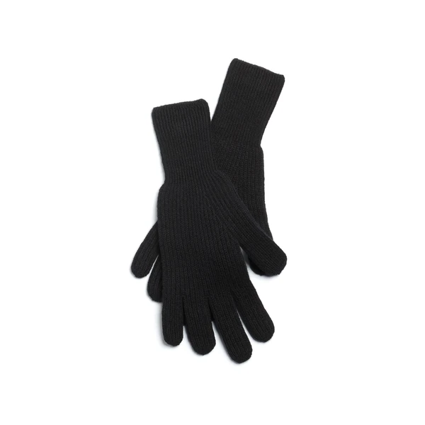 Gants en cachemire en côtes
