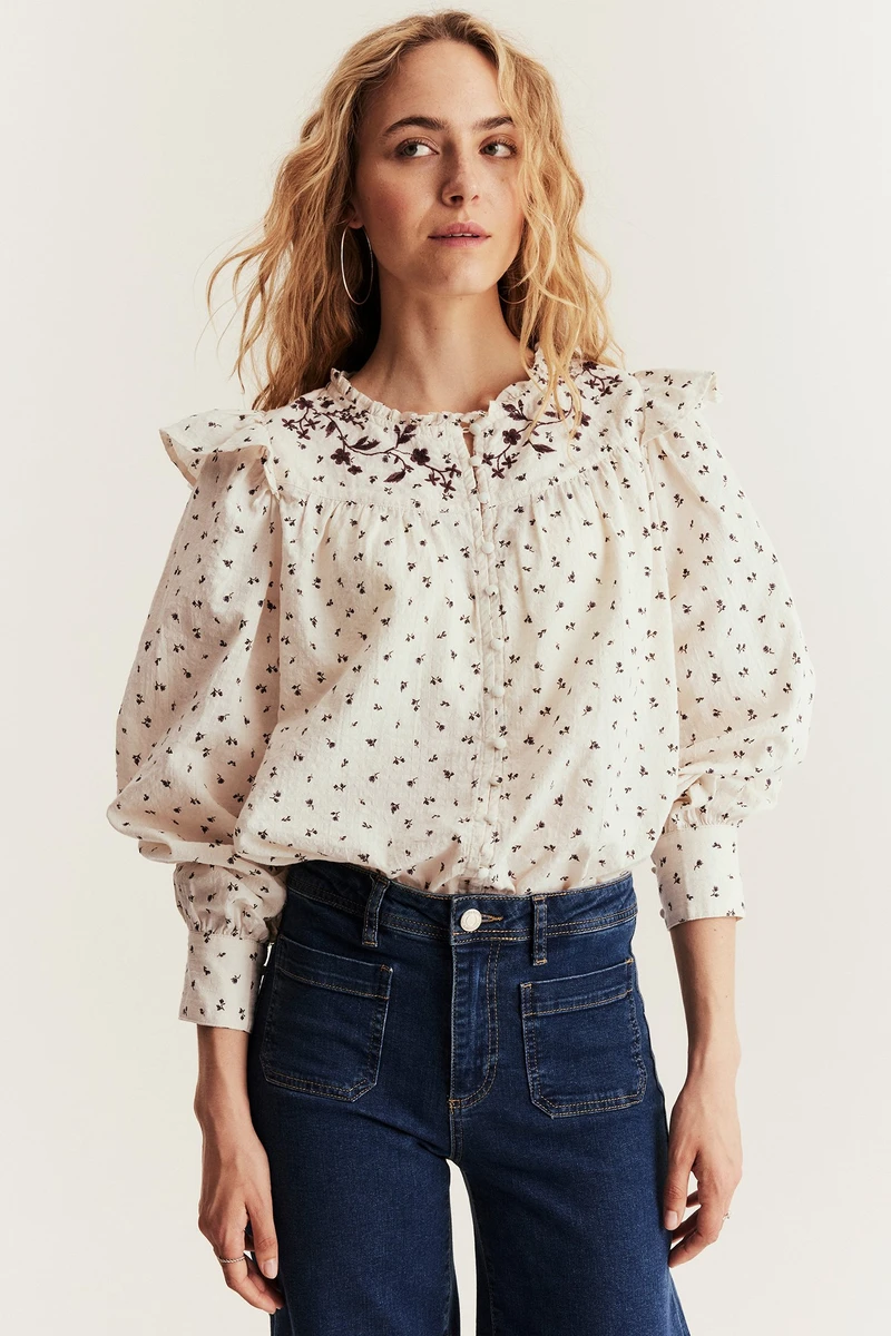 Pattern blouse from Newbie Woman