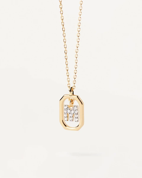 Collier Lettre M Mini