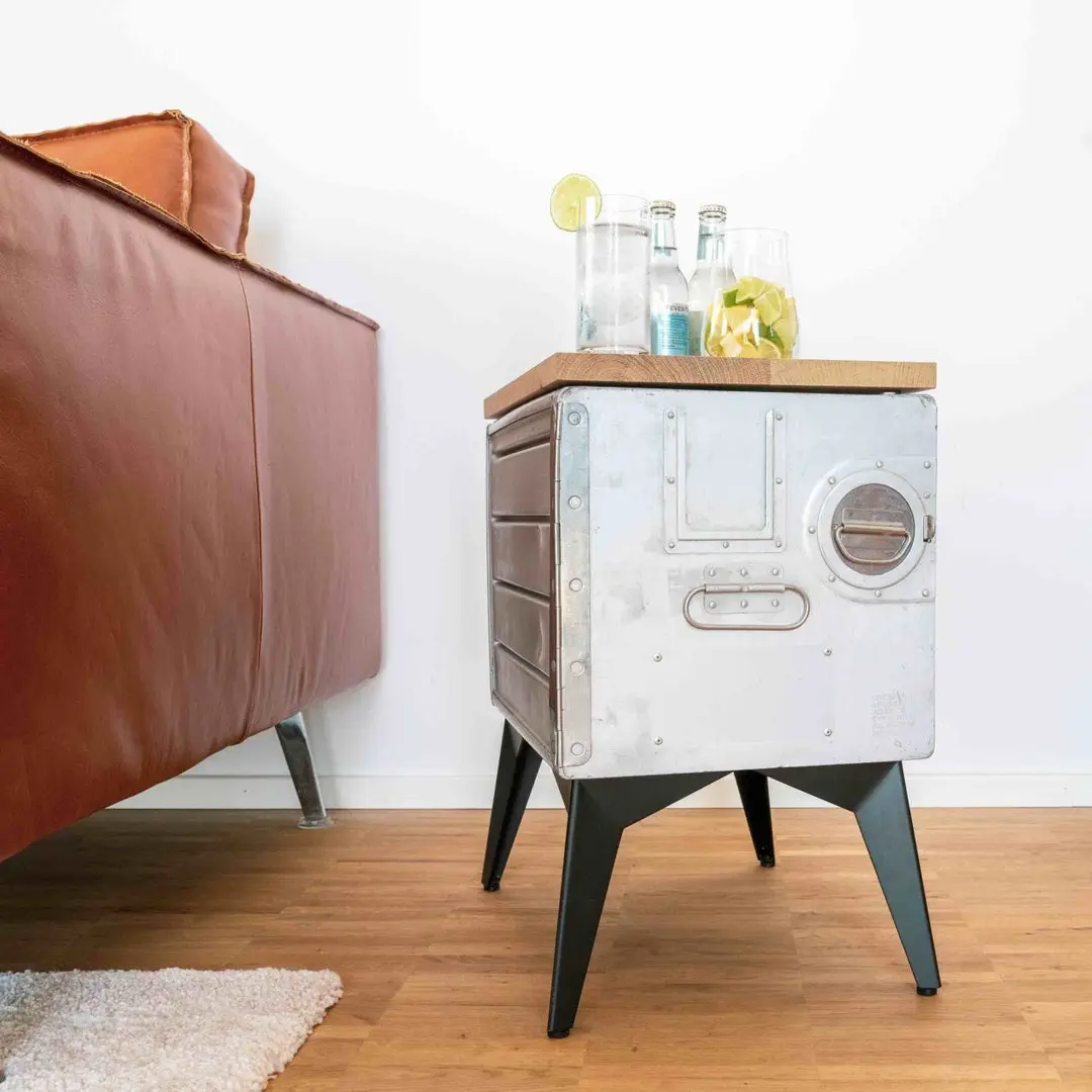 Aircraft Side Table Coffee Table Container Airline Airplane Original Bord Box / Aviation Furniture