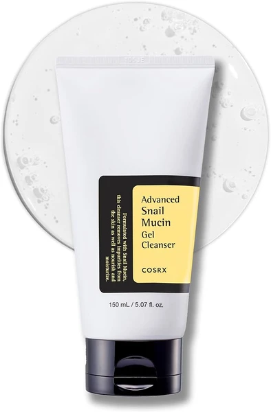 COSRX Advanced Snail Mucin Gel Cleanser 5 fl.oz / 150 ml | Snail Secretion Filtrate | Soin coréen de la peau
