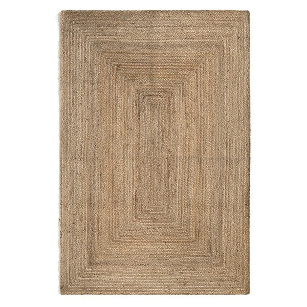Tapis rectangulaire en jute, Hempy 