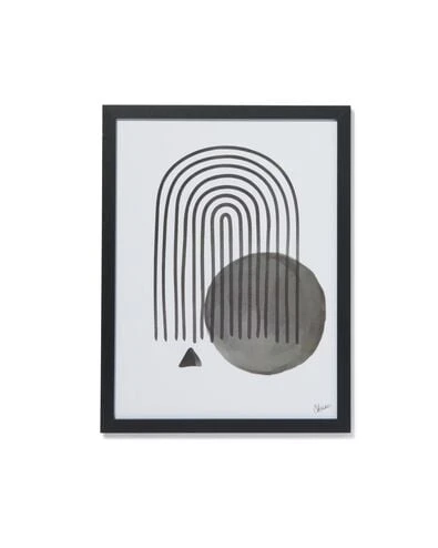 cadre photo 30x40 cm bois noir - HEMA