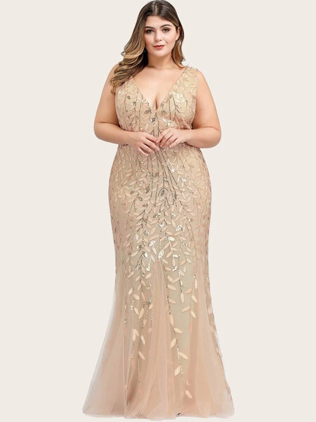 Robe dorée SHEIN