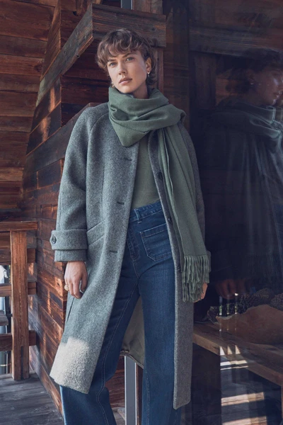 Manteau long en laine DUKE