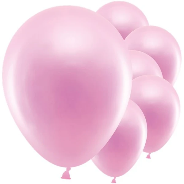 10 ballons rose clair 30cm