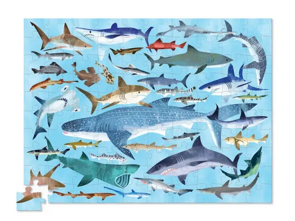 Puzzle 100 pièces - Requins
