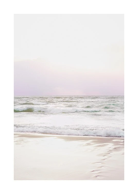 Pastel Waves Affiche