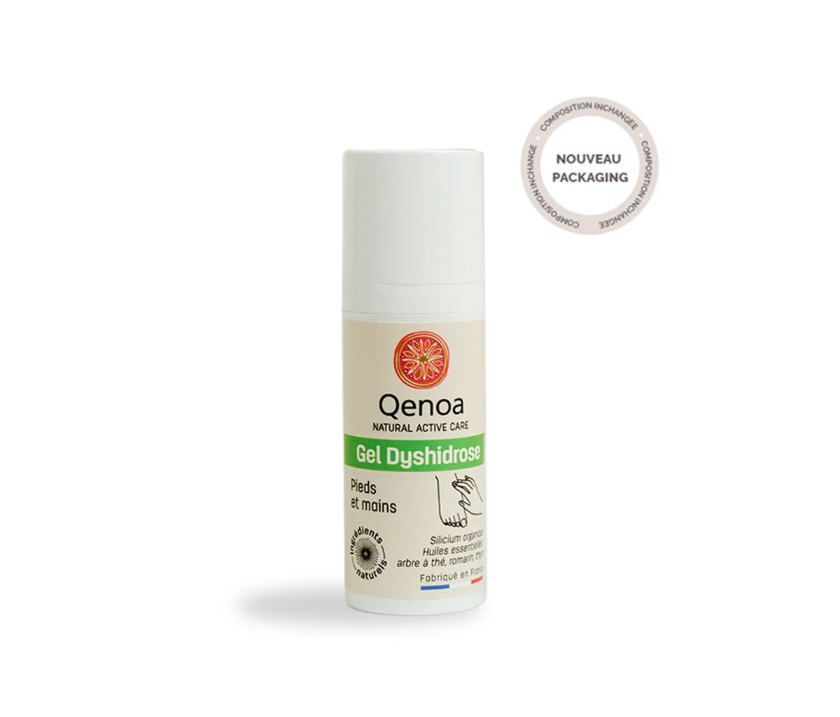 Gel Dyshidrose Qenoa au silicium organique et huiles essentielles