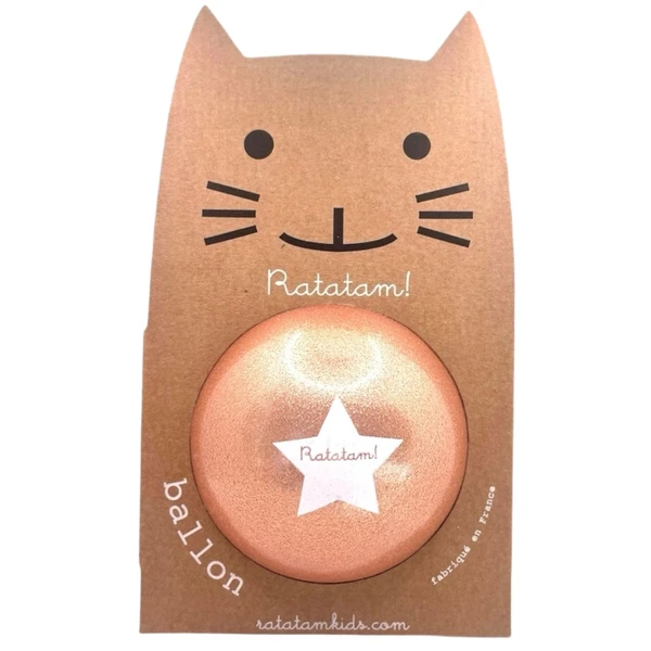 Ballon paillettes Cuivre (22 cm)