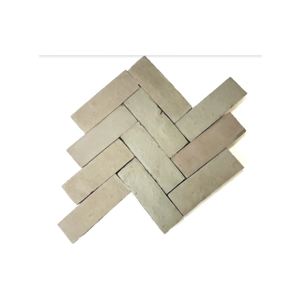 Véritable Zellige Bejmat de fabrication artisanale NATUREL 4.5X14 - 0.56 m²