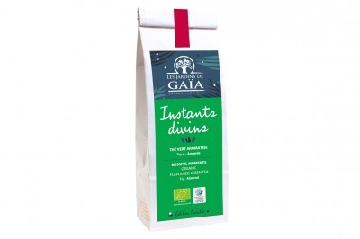 90g Thé vert bio Instants divins - Figue - Amande - Les Jardins de Gaïa