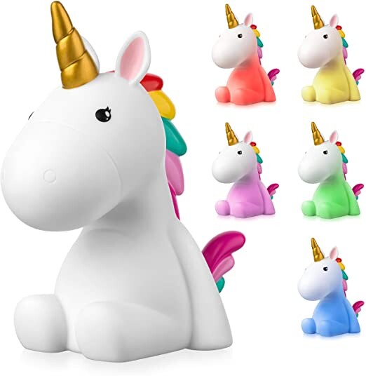 Sweet Ponies Veilleuse Licorne pour Enfant et Bébé, Lampe de chevet LED rechargeable : Amazon.fr: Luminaires et Éclairage