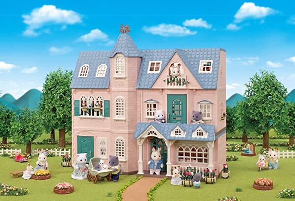Sylvanian Families - Le Village - Le Coffret Maison Anniversaire 35 Ans - 5504 - Maison de Poupée - Mini Poupées : Amazon.fr: Jeux et Jouets