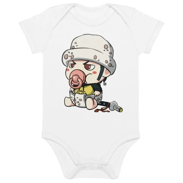 Baby Trafalgar Law One Piece Cotton Anime Onesies - One Piece Universe - The Best Store for One Piece Merchandise