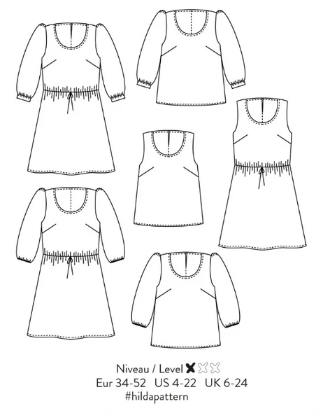Patron Atelier Scämmit Blouse/Robe - Hilda