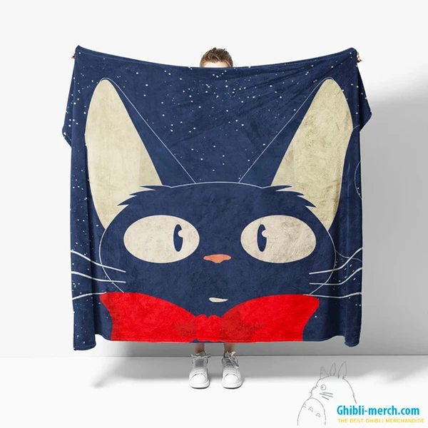 Jiji Blanket (Ghibli Jiji Cat) HOT Pick 2024 x 10 Colors for Sales | Ghibli Merch Store