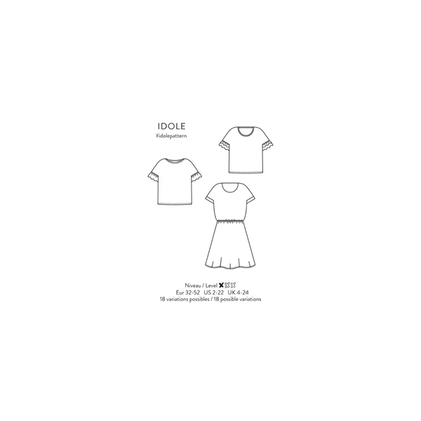 Patron Atelier Scämmit Blouse et Robe - Idole