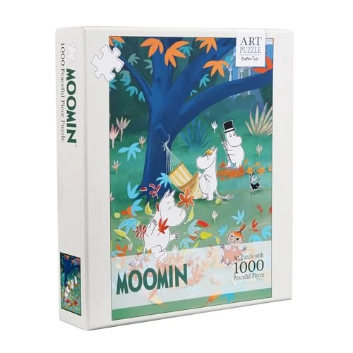 Barbo Toys Mumins Art Puzzle Forêt - 1000 Pièces de Puzzle 70cm x 50cm - Puzzle Adulte avec Illustrations du Coucher de Soleil dans Mumintal