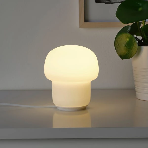 TOKABO Lampe de table - verre opalin