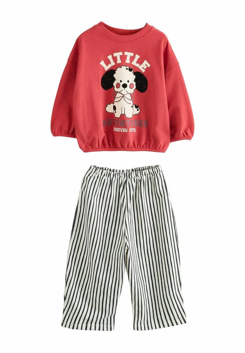 SET - Sweatshirt - red dog
