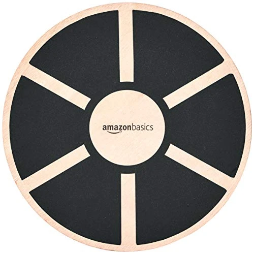 Amazon Basics Planche d’équilibre en bois, Noir
