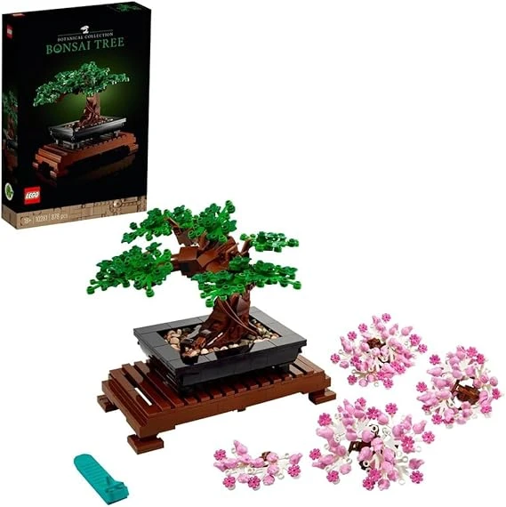 Lego Botanicals Bonsaï - Plante Artificielle - Projet de Bricolage créatif pour Adulte - Objet Floral de décoration intérieure - Idée Cadeau pour Amateurs de Plantes 10281