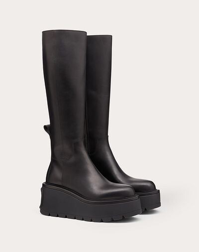 BOTTES UNIQUEFORM EN VEAU. TALON : 85 MM