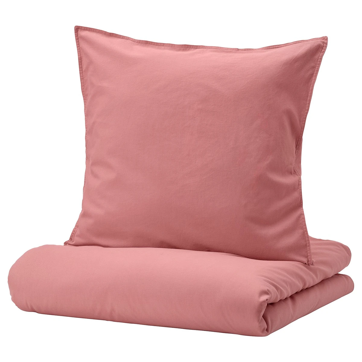 ÄNGSLILJA Housse de couette et 2 taies - rose foncé 240x220/65x65 cm