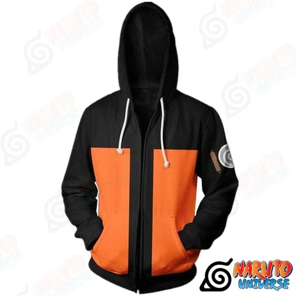 Naruto Shippuden Jacket (Zipper Hoodie) Naruto Uzumaki